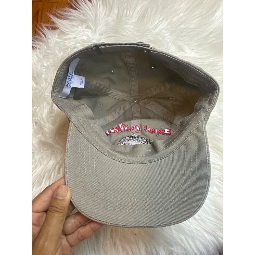 Vintage 1999 Esquel Outfitters Fish Cap Mens Dad Hat Retro Y2K Outdoors Fishing - Picture 7 of 9